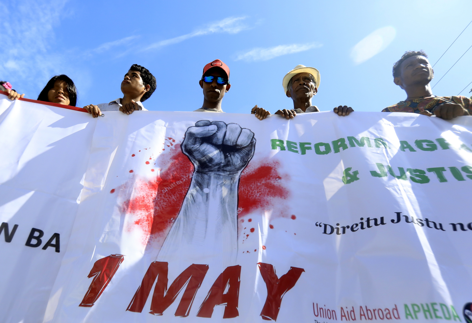 Święto Pracy w Timorze Wschodnim EPA/ANTONIO DASIPARU 