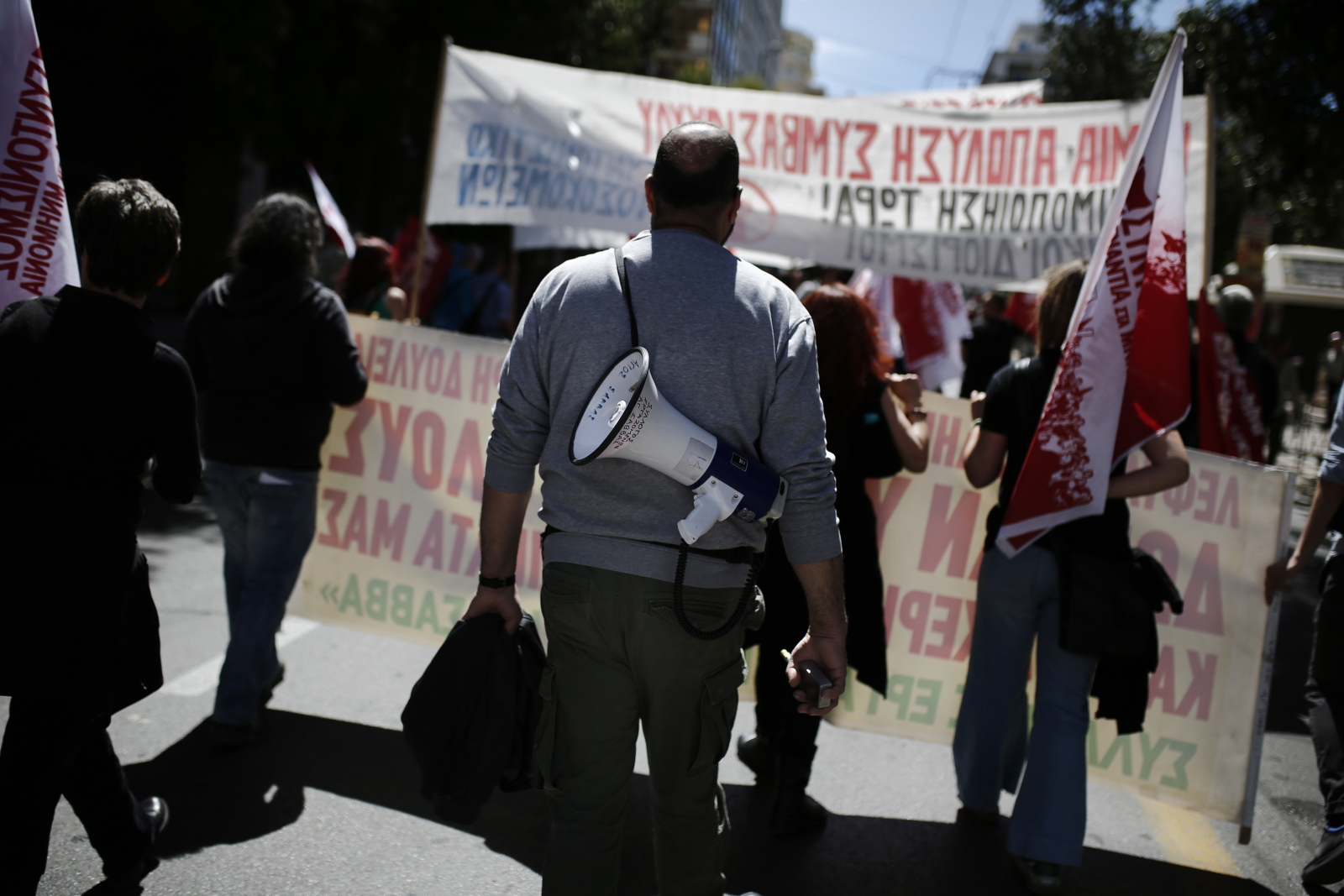 Święto Pracy w Grecji EPA/YANNIS KOLESIDIS 