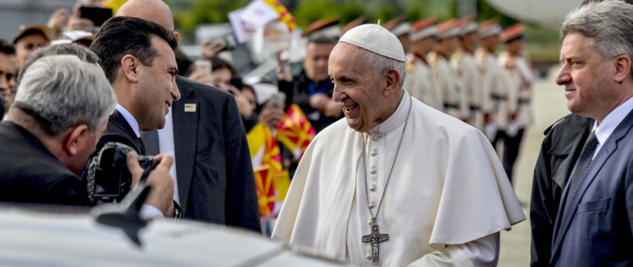 Papież w Macedonii