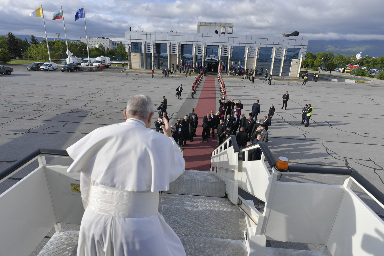 Papież Franciszek w Macedoni  EPA/VATICAN MEDIA 