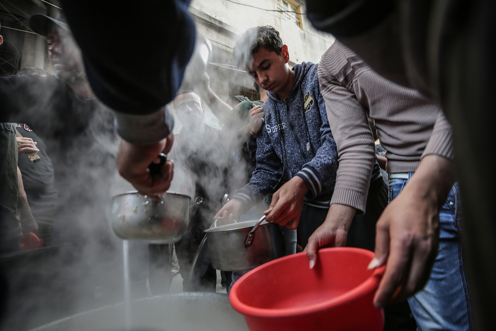 Ramadan w Gazie. Fot. PAP/EPA/MOHAMMED SABER