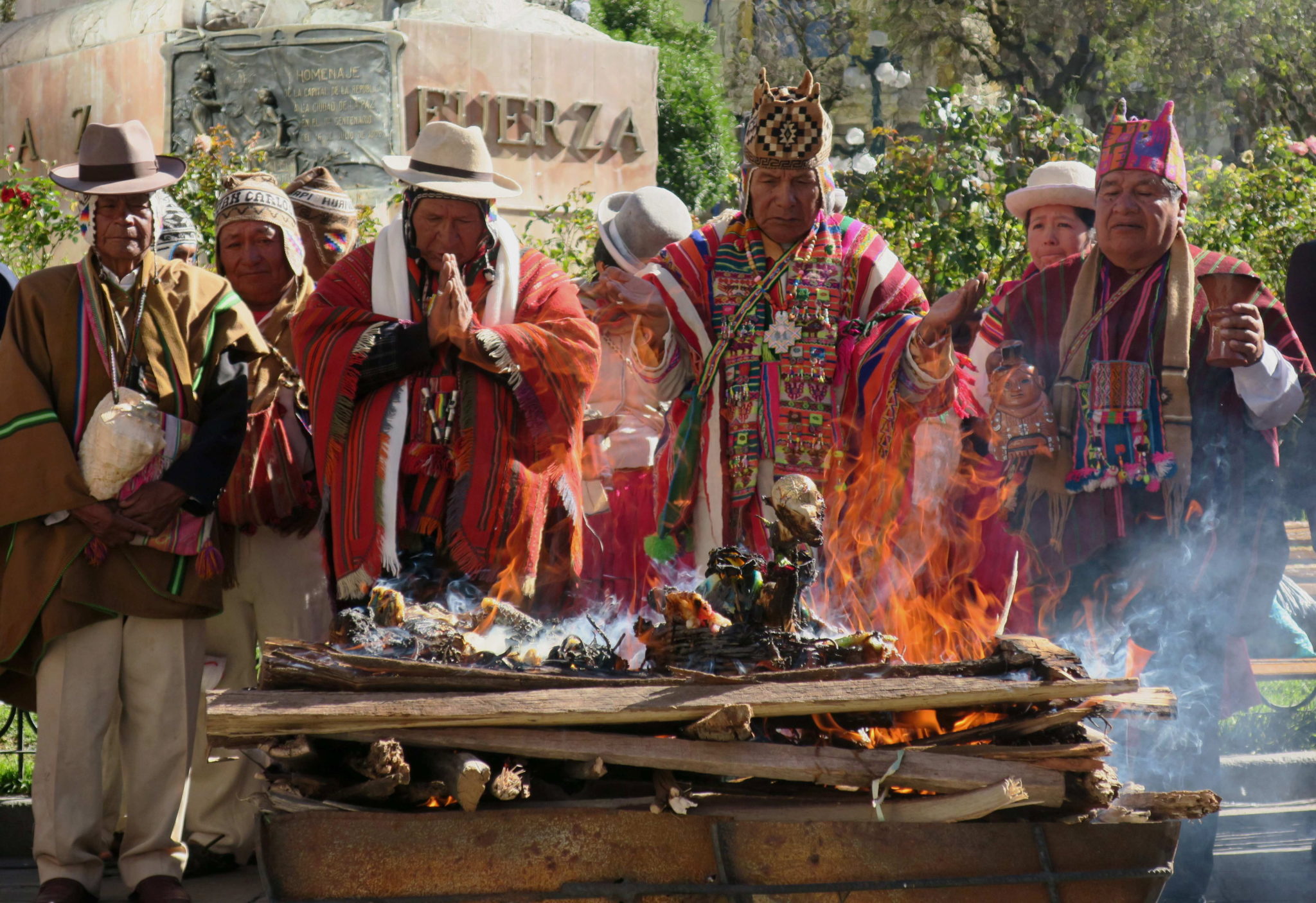 Boliwia obchodzi Nowy Andyjski Rok 5527, znany również jako „Willka Kuti” lub powrót Słońca, fot. Gina Baldivieso, PAP/EPA 