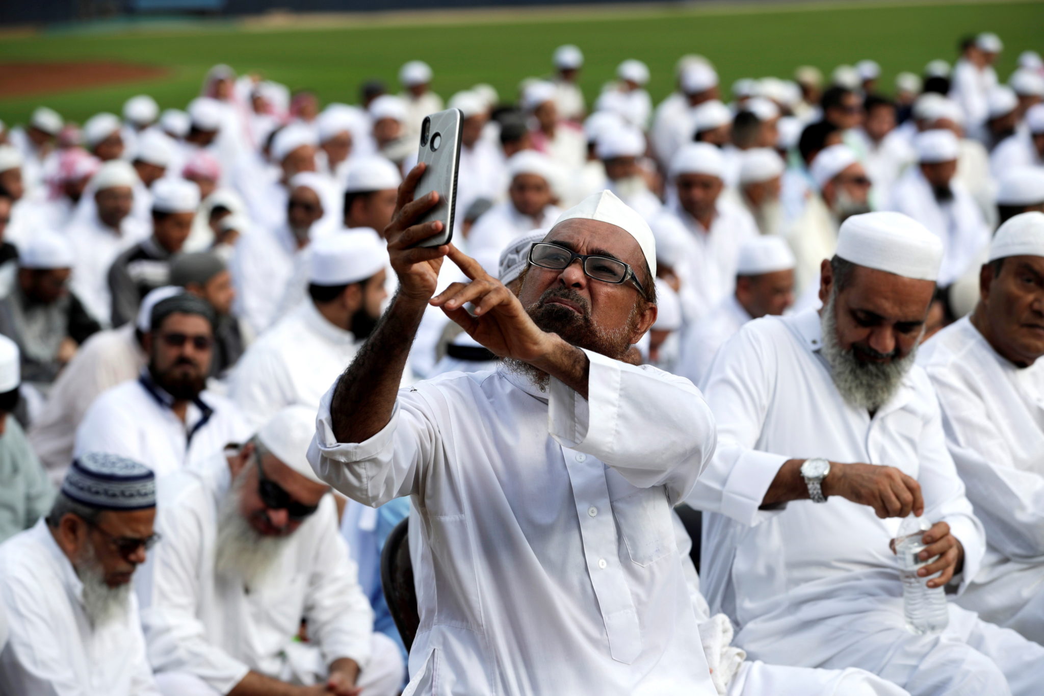 Panama: modlitwy Eid al-Fitr, które kończą święty miesiąc Ramadan, fot. Bienvenido Velasco, PAP /EPA 