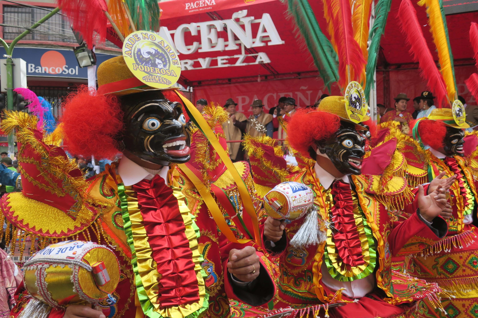 Ludowy festiwal Great Power w boliwijskim La Paz. Fot. PAP/EPA/Gina Baldivieso