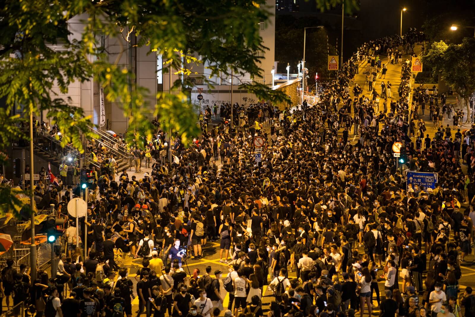 Protesty w Hong Kongu wciąż trawją fot. EPA/JEROME FAVRE