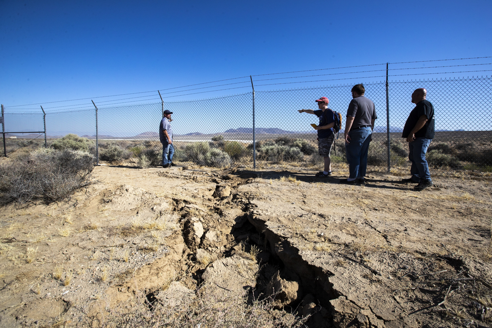 Trzęsienie Ziemi w Kalifornii fot. EPA/ETIENNE LAURENT 
