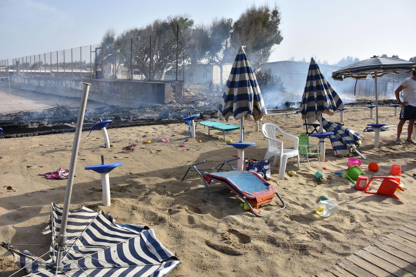 Plaża w Katanii Fot. EPA/ORIETTA SCARDINO 