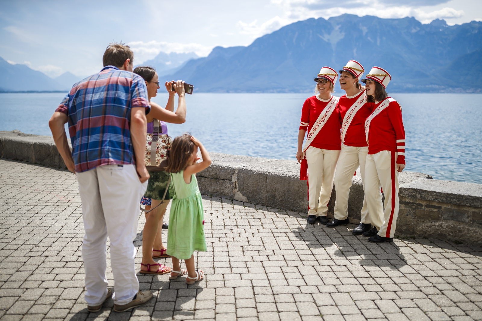 Festiwal 'Fete des Vignerons' (winegrowers' festival in French), w Szwajcarii, fot. EPA/VALENTIN FLAURAUD 