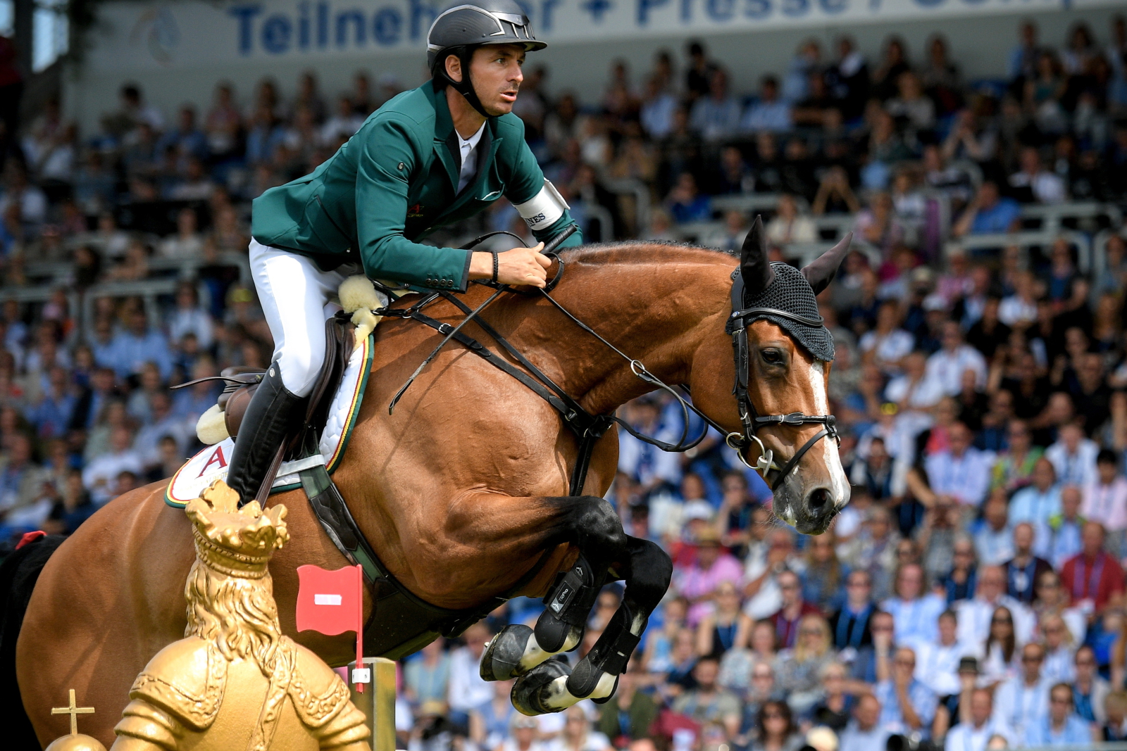 Rolex Grand Prix w Aachen, Niemcy. Fot. 	PAP/EPA/SASCHA STEINBACH