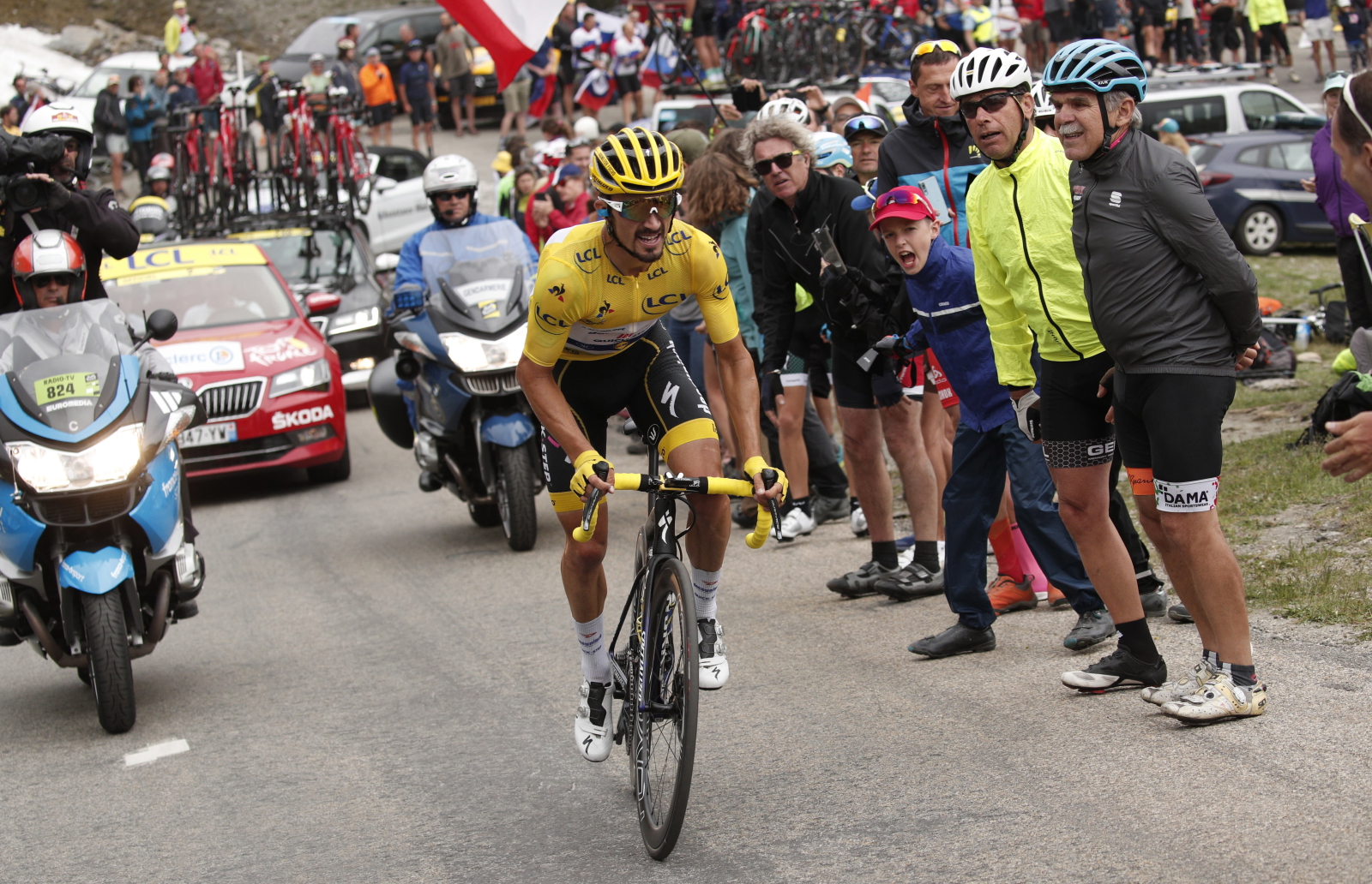 19 etap Tour de France. Fot. PAP/EPA/YOAN VALAT