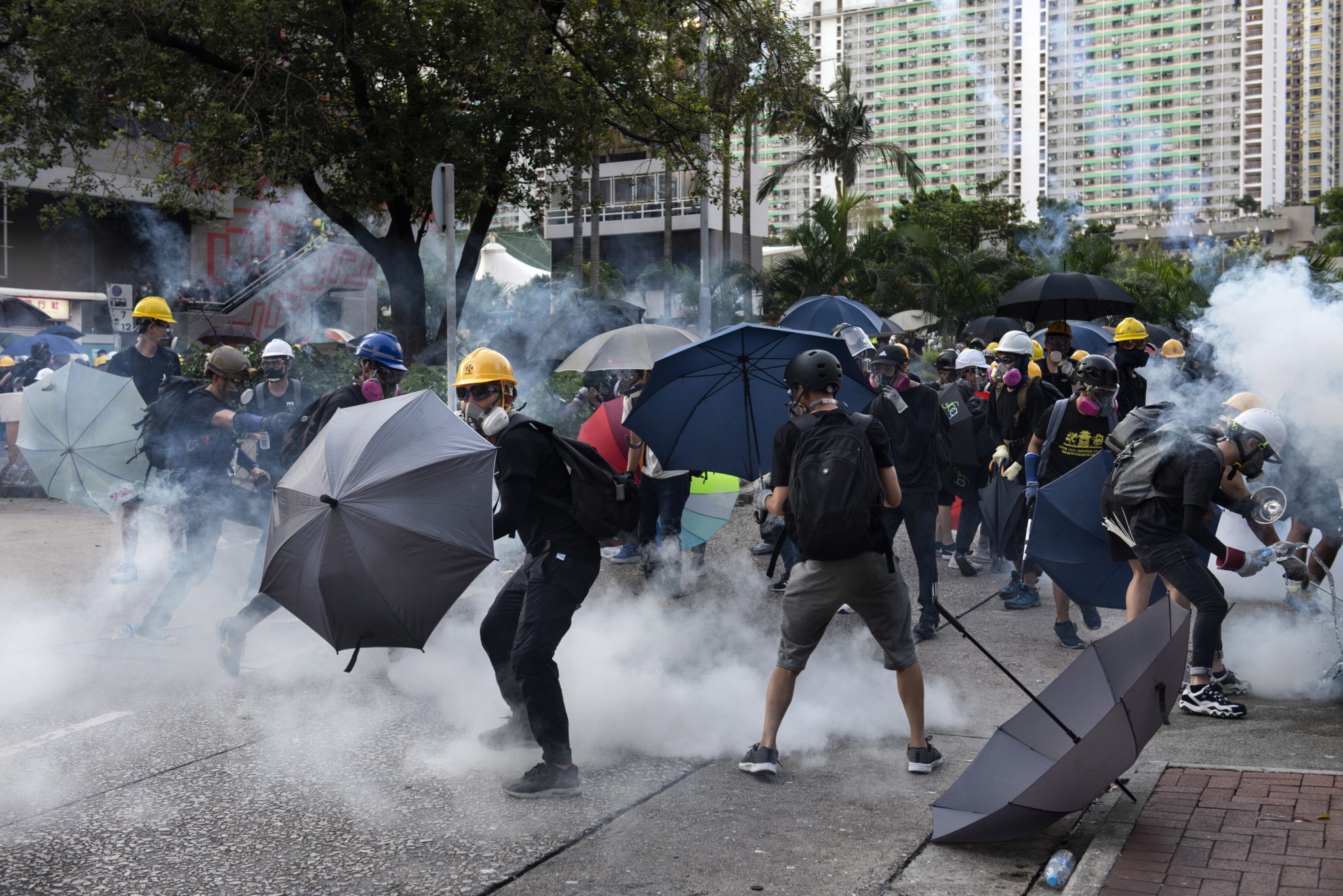 W Hongkongu rozpoczął się strajk generalny; szefowa władz potępia protesty. Strajkuje co najmniej 24 tys. osób. Mieszkańcy Hongkongu będą protestować przeciw zmianom w prawie ekstradycyjnym, fot. MIGUEL CANDELA, PAP/EPA 