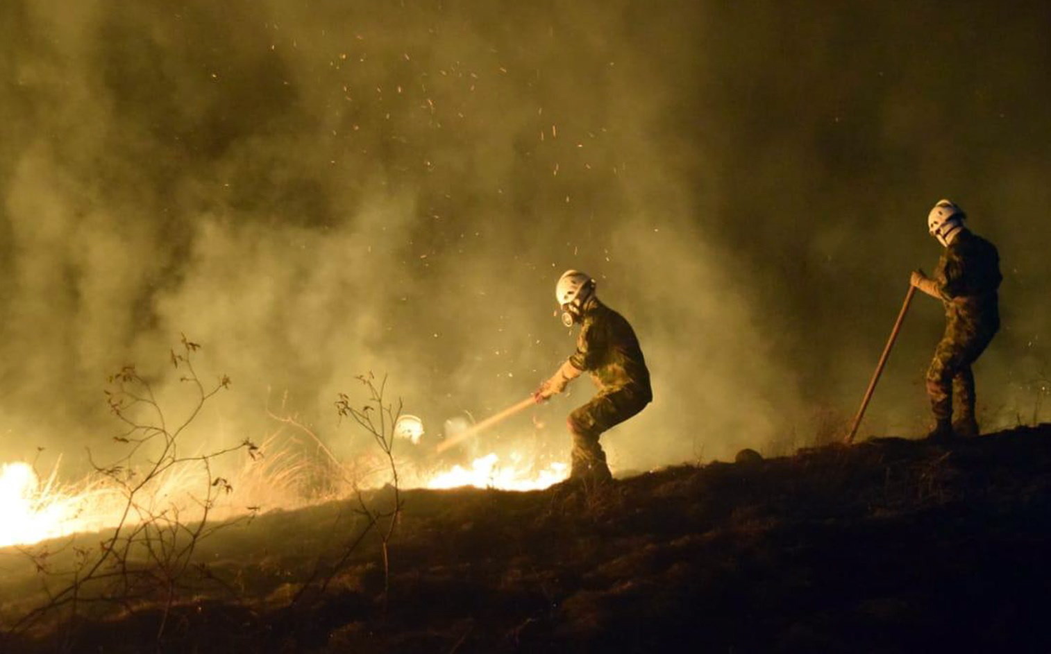 Pożary lasów w Kolumbii EPA/COLOMBIAN ARMY