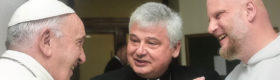 Adam Szustak OP, kard. Krajewski i papież Franciszek