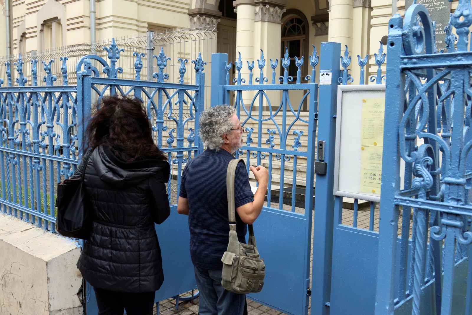 Zamknięcie Synagogi w Wilnie EPA/Valda Kalnina 
