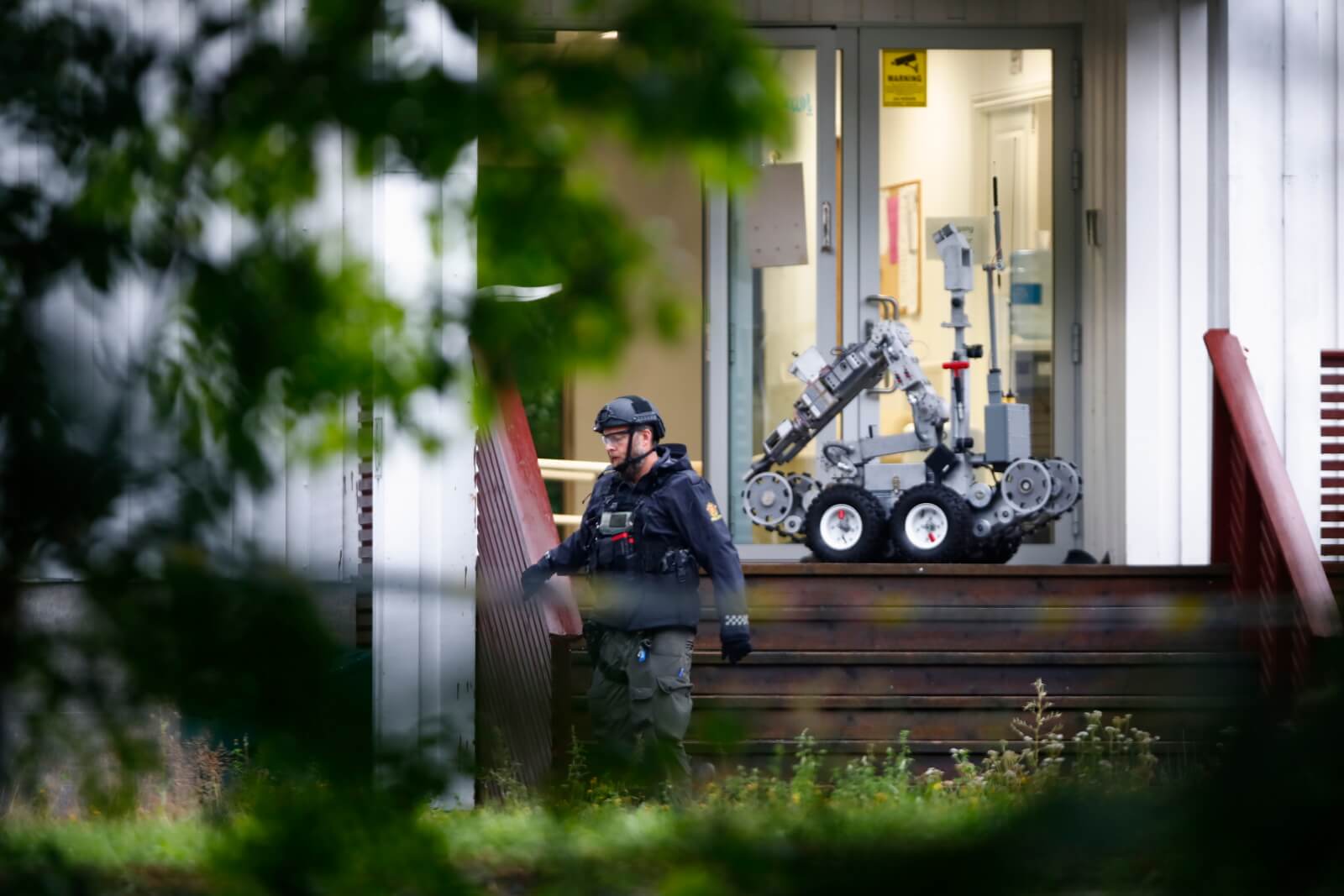 Strzelanina w norweskim meczecie fot. EPA/TERJE PEDERSEN