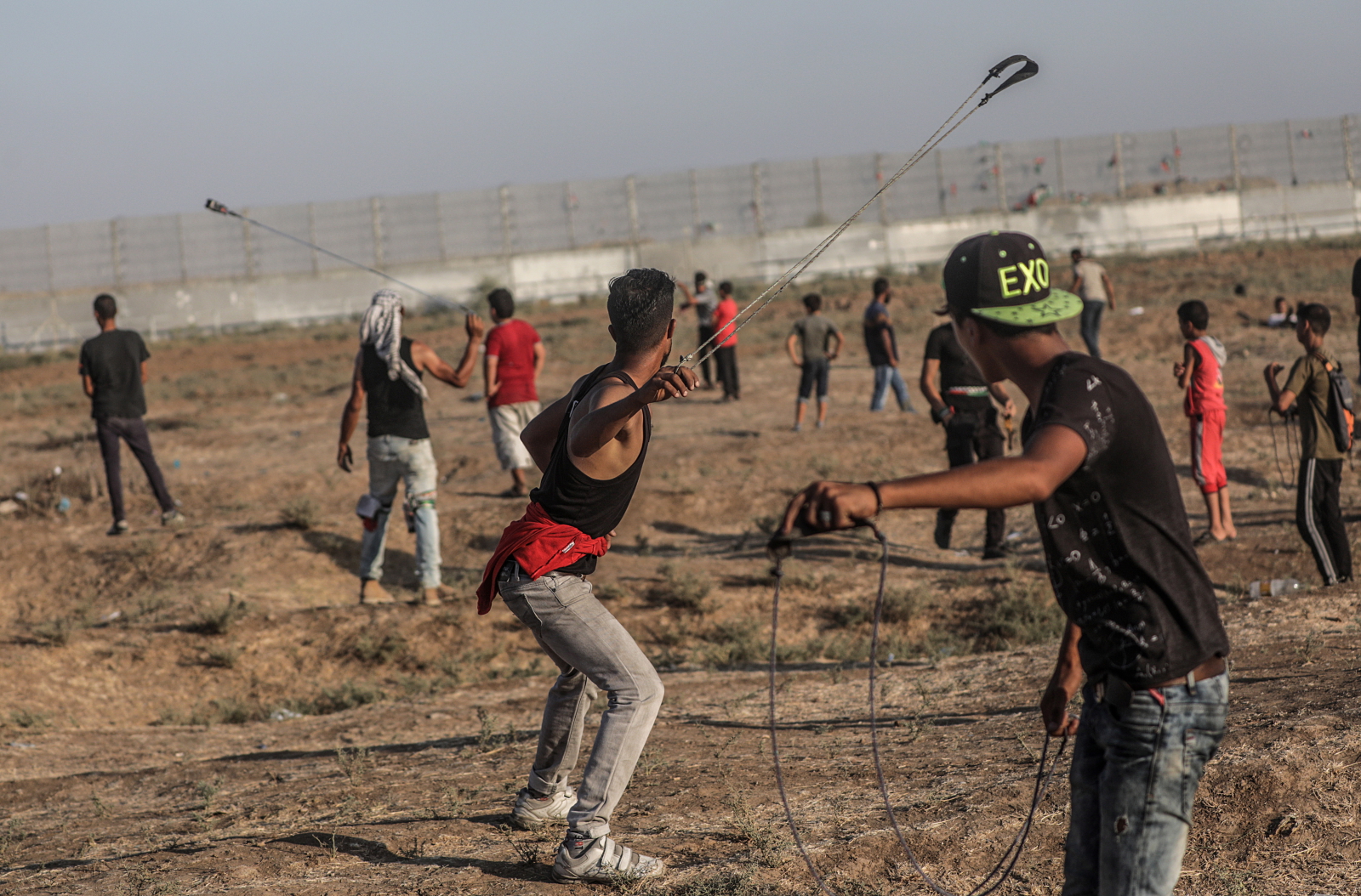 Konflikt Izraelsko Palestyński w Strefie Gazy EPA/MOHAMMED SABER 