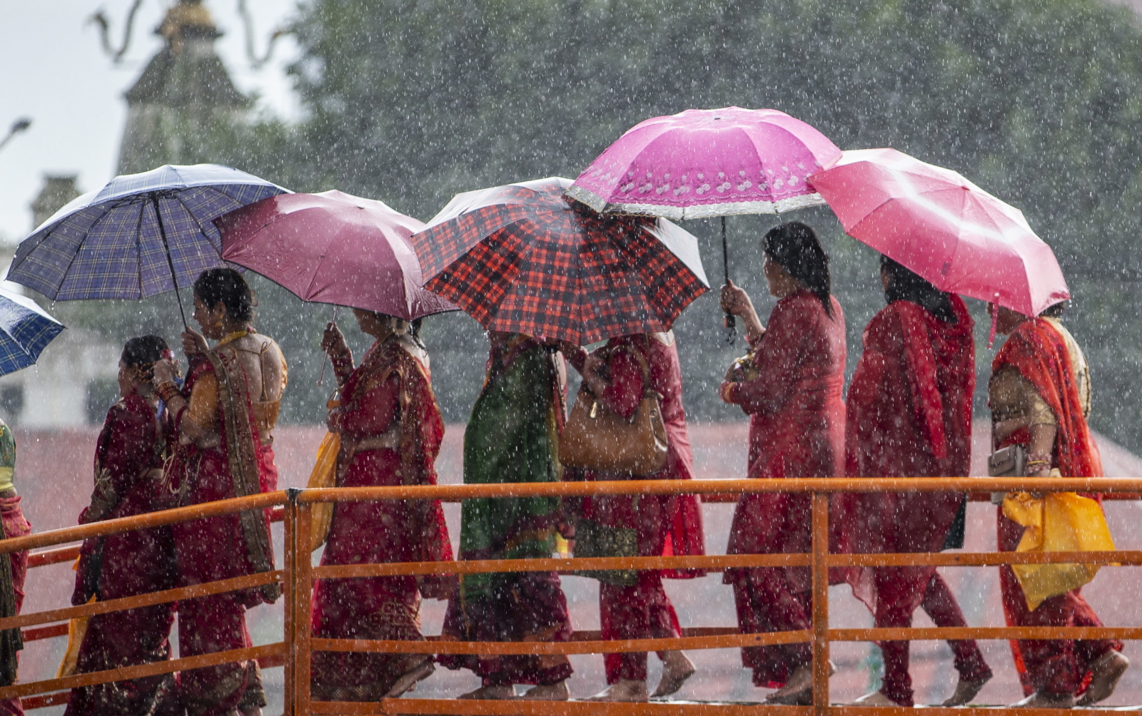 Kobiety w Nepalu Fot. EPA/NARENDRA SHRESTHA