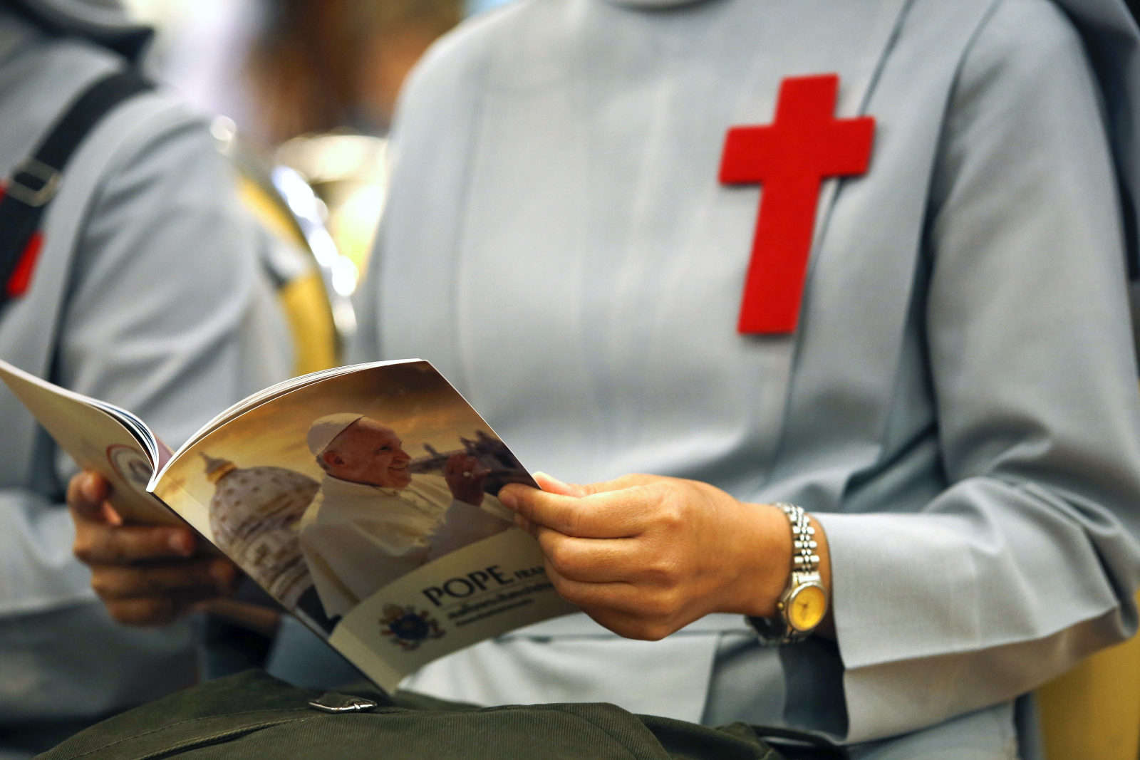 Przygotowania do wizyty papieża Franciszka w Tajlandii EPA/RUNGROJ YONGRIT 
