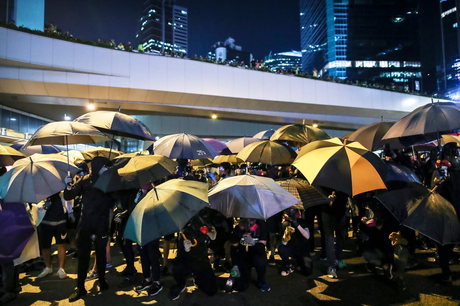 Protesty w Hong Kongu fot. EPA/FAZRY ISMAIL