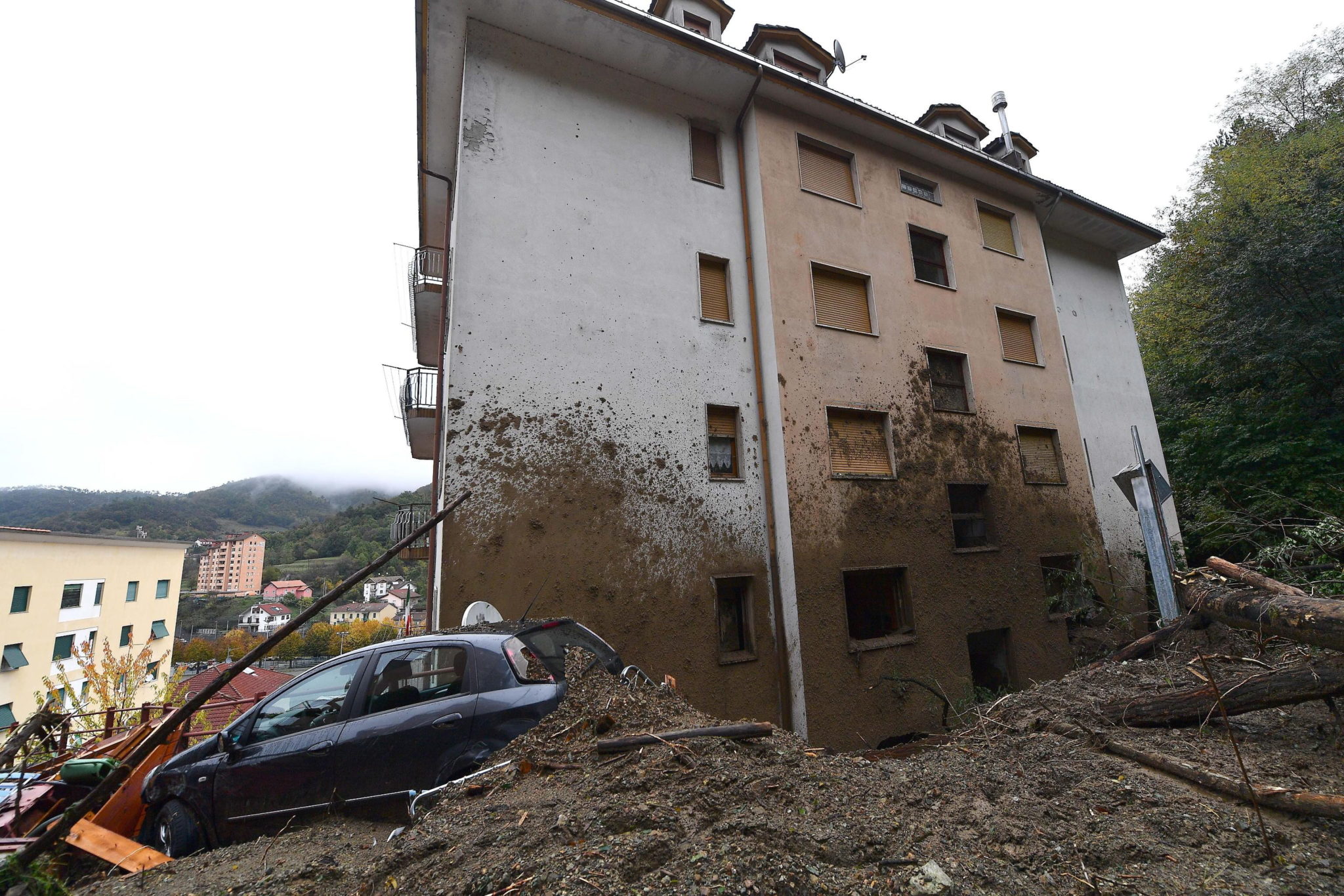 Powódź we włoszech. fot. ePA/LUCA ZENNARO 
