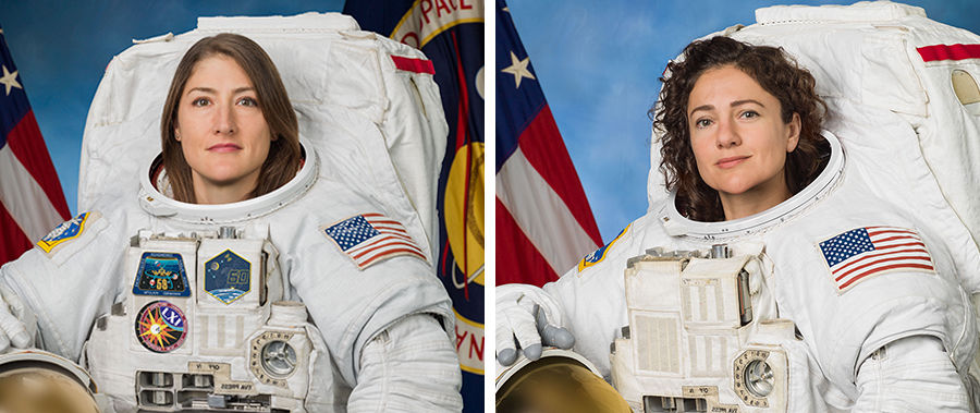 NASA: dzisiaj pierwszy spacer kosmiczny w całkowicie kobiecym składzie. Historia dzieje się na naszych oczach