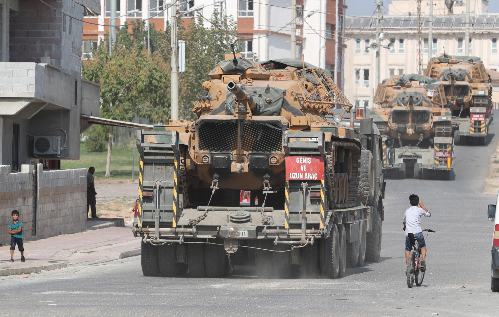 Operacja wojskowa w Syrii. fot. EPA/SEDAT SUNA 