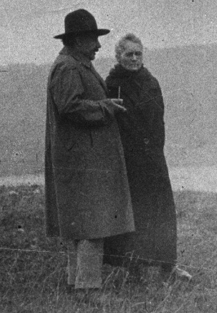 Maria Skłodowska Curie i Albert Einstein