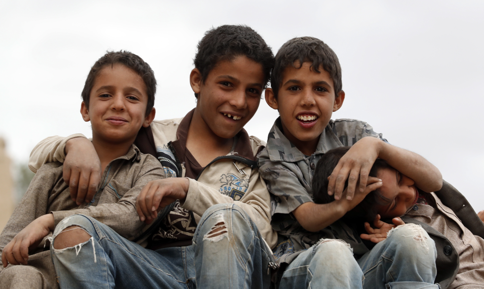 Dzieci w Jordanii, fot. EPA/YAHYA ARHAB