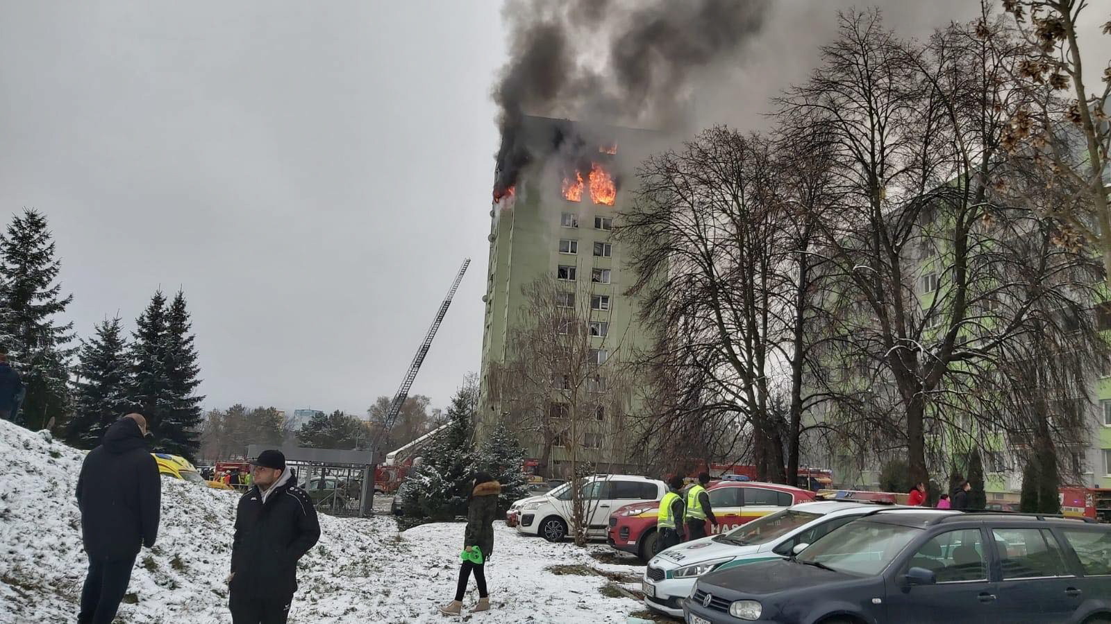 Wybuch gazu na Słowacji EPA/SLOVAK POLICE 