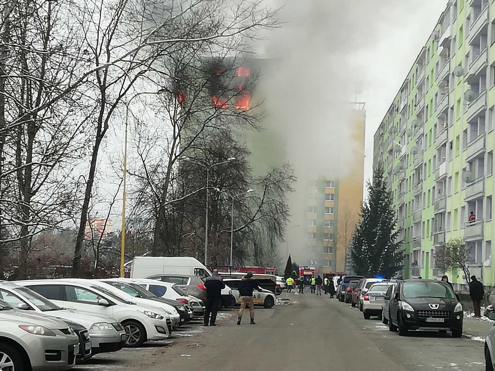 Wybuch gazu na Słowacji EPA/SLOVAK POLICE 