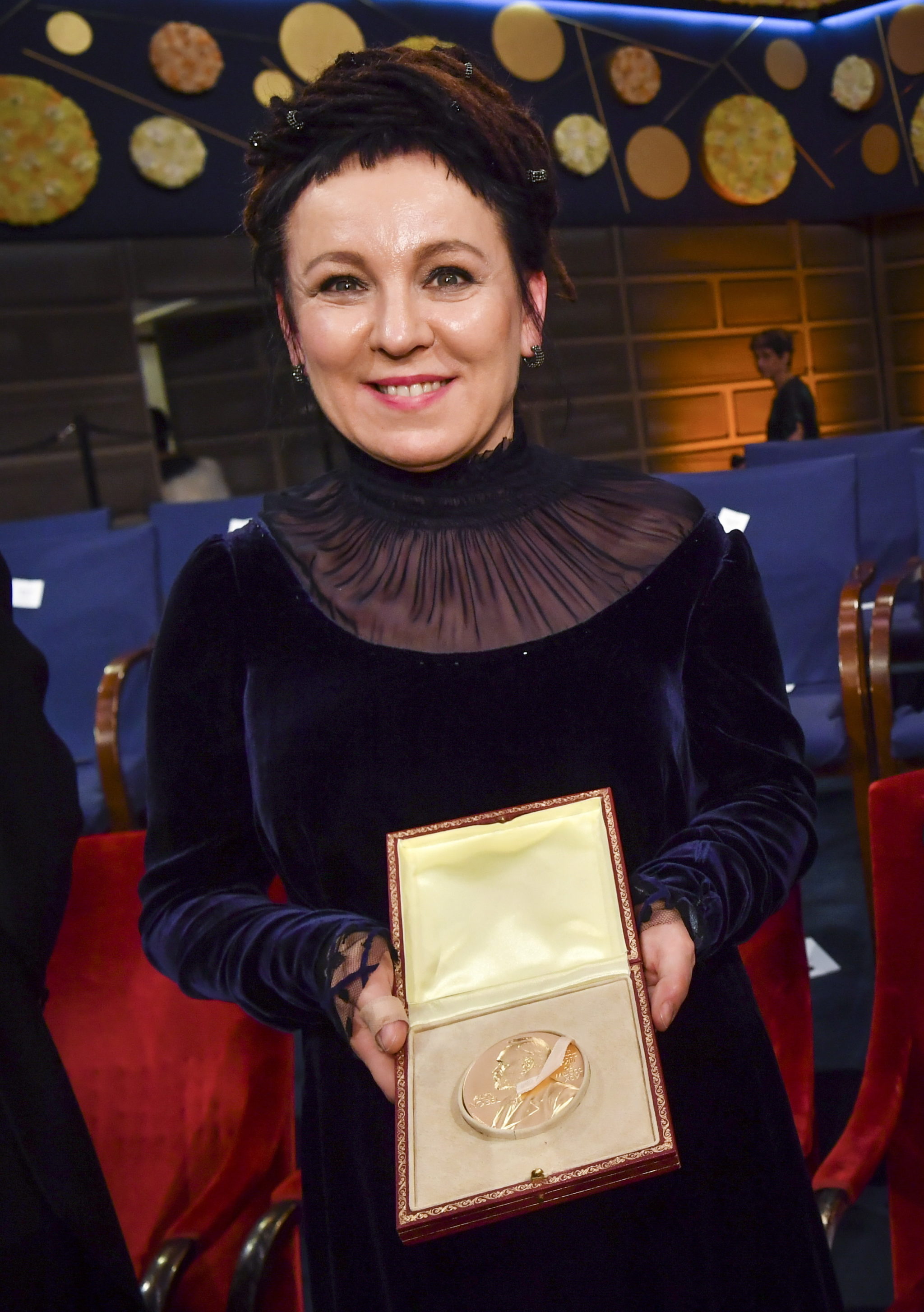 Szwecja, Sztokholm, Olga Tokarczuk odebrała literacką nagrodę Nobla, fot. EPA/Jonas Ekstromer