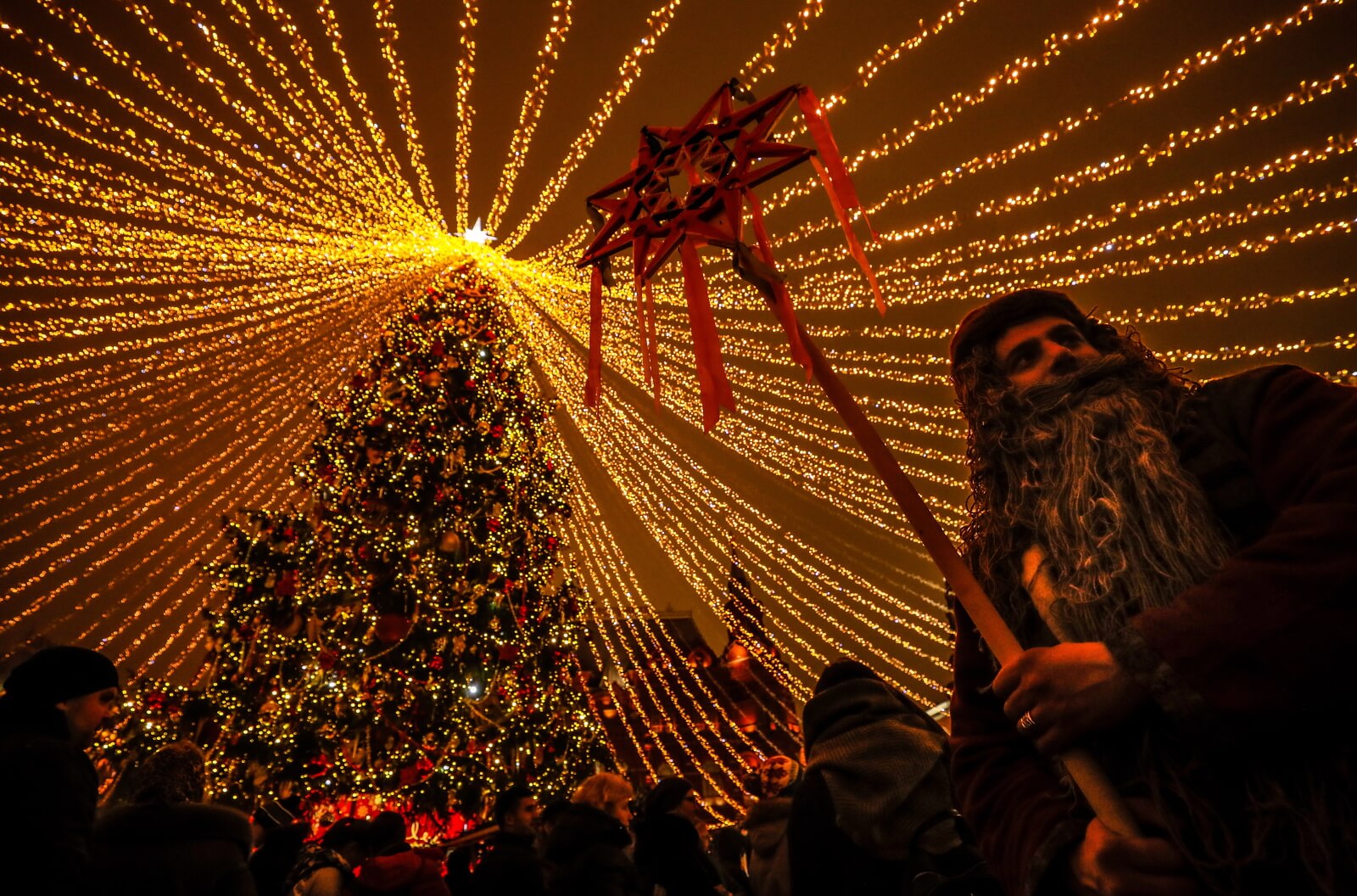 Święta na Placu Czerwonym fot. EPA/YURI KOCHETKOV