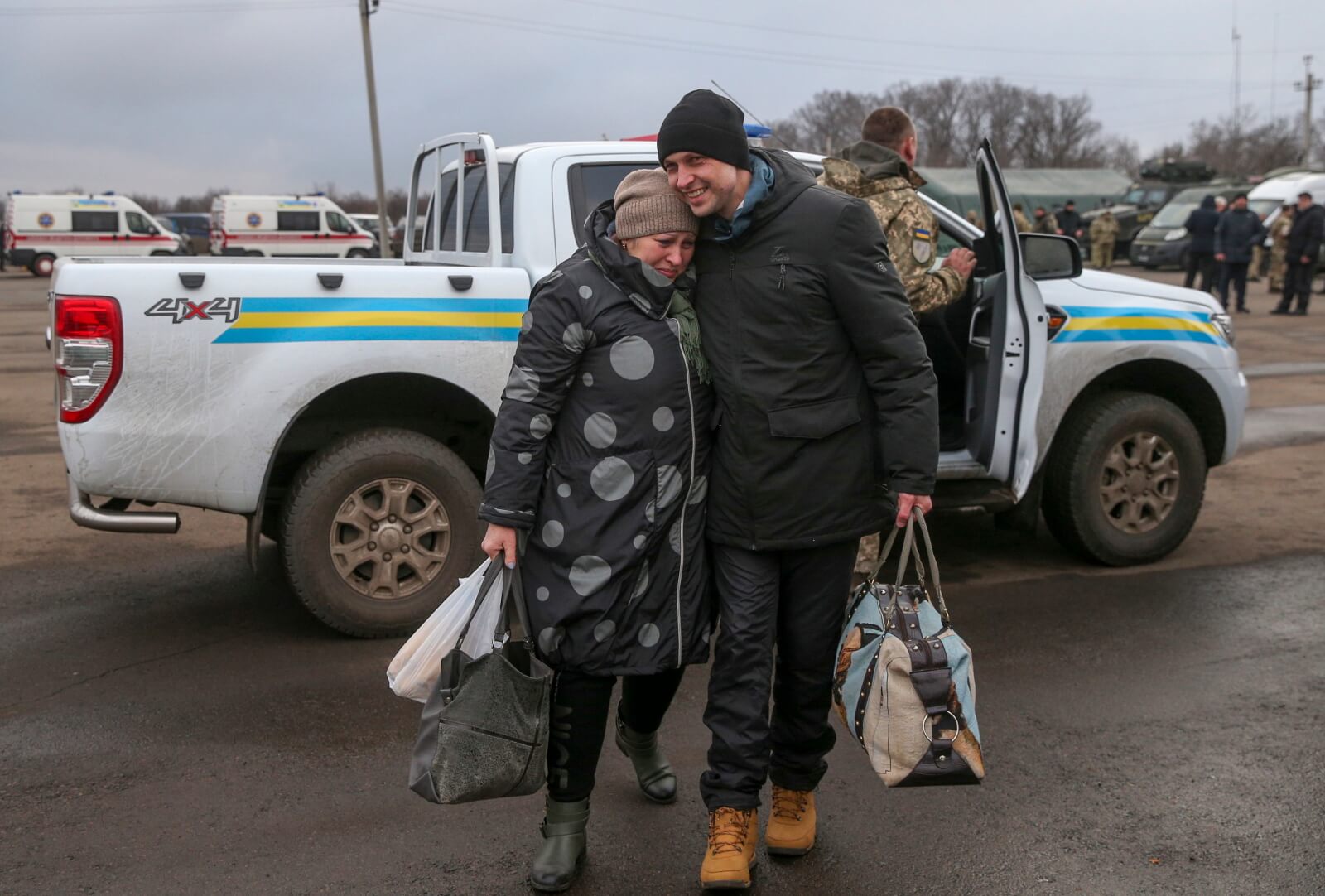 Kryzys na Ukrainie fot. EPA/PRESIDENTIAL PRESS SERVICE