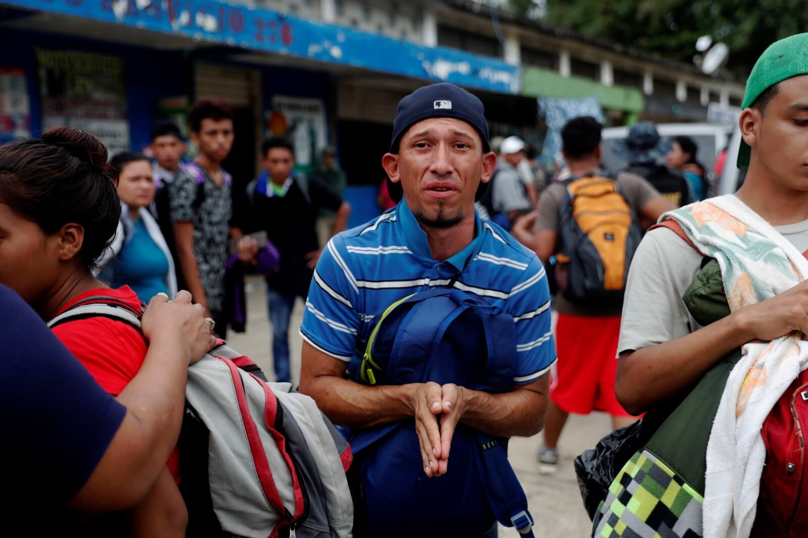 Kryzys migracji w Hondurasie fot. EPA/Esteban Biba