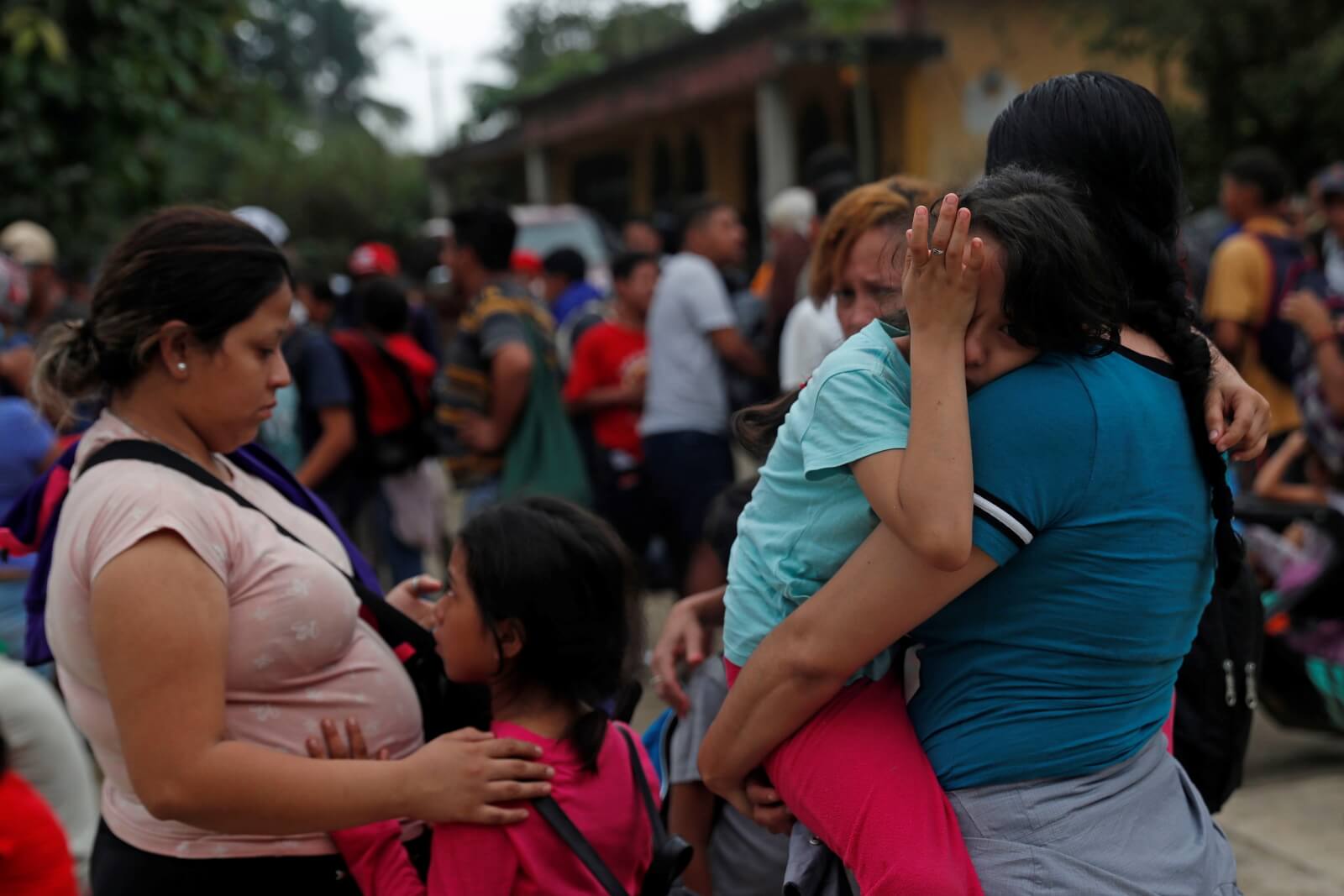 Kryzys migracji w Hondurasie fot. EPA/Esteban Biba