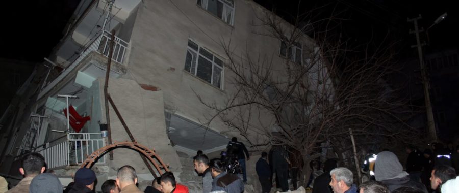 Trzęsienie ziemi w Turcji fot. EPA/STR