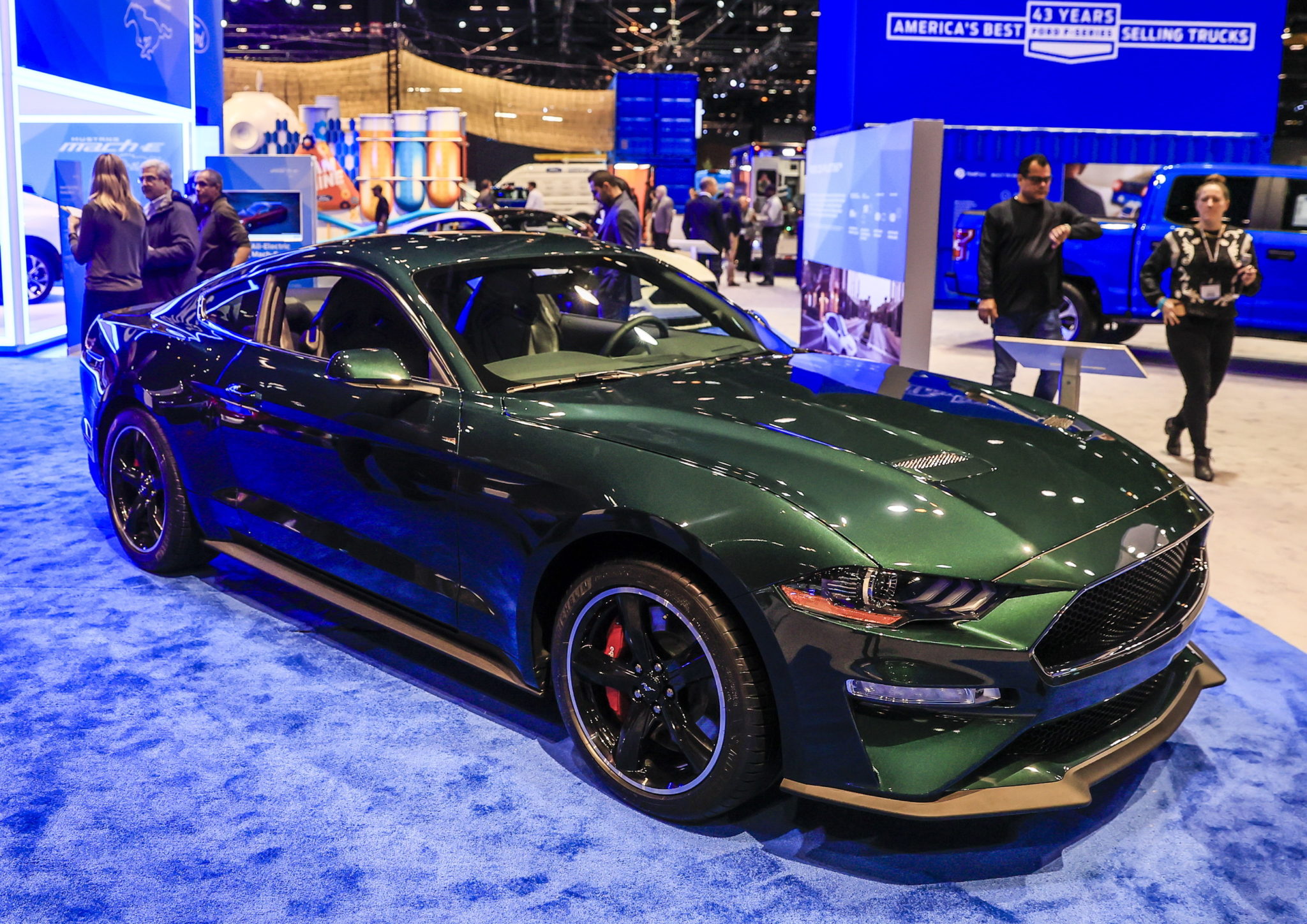 The Ford Mustang Bullitt na wystawie Chicago Auto Show, fot. EPA/TANNEN MAURY 