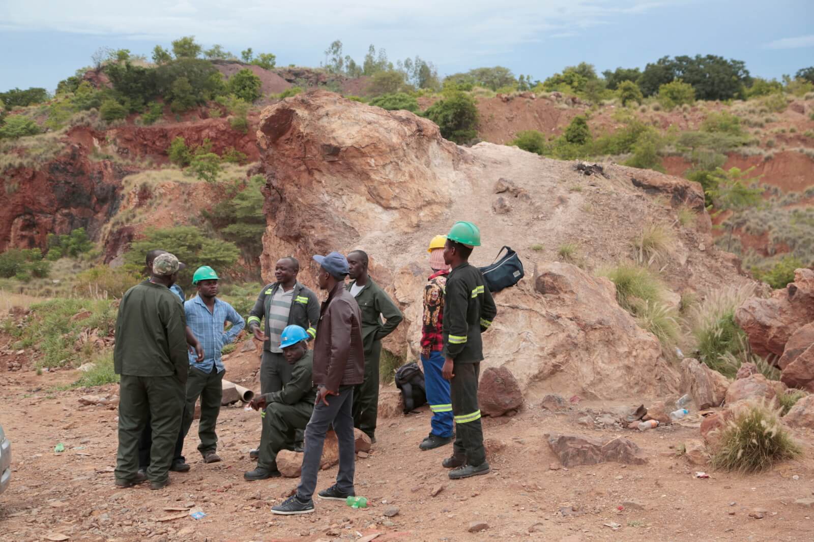 Katastrofa kopalni w Zimbabwe fot. EPA/AARON UFUMELI