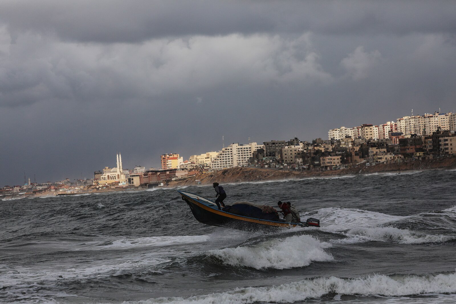 Strefa Gazy fot. EPA/MOHAMMED SABER