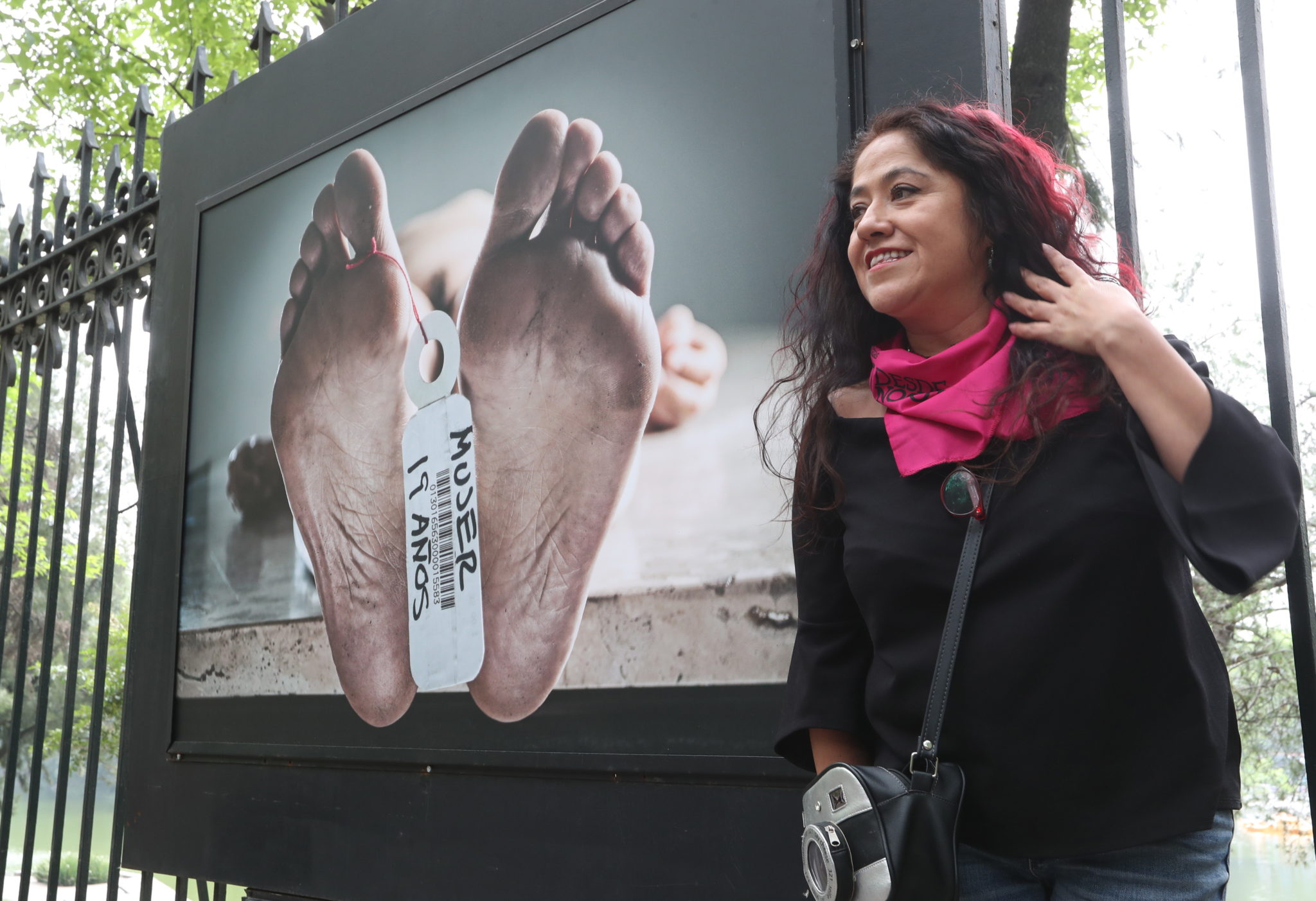 Wystawa „Ramy i wygląd; od nas ” w mieście Meksyk, fot. EPA/Mario Guzman