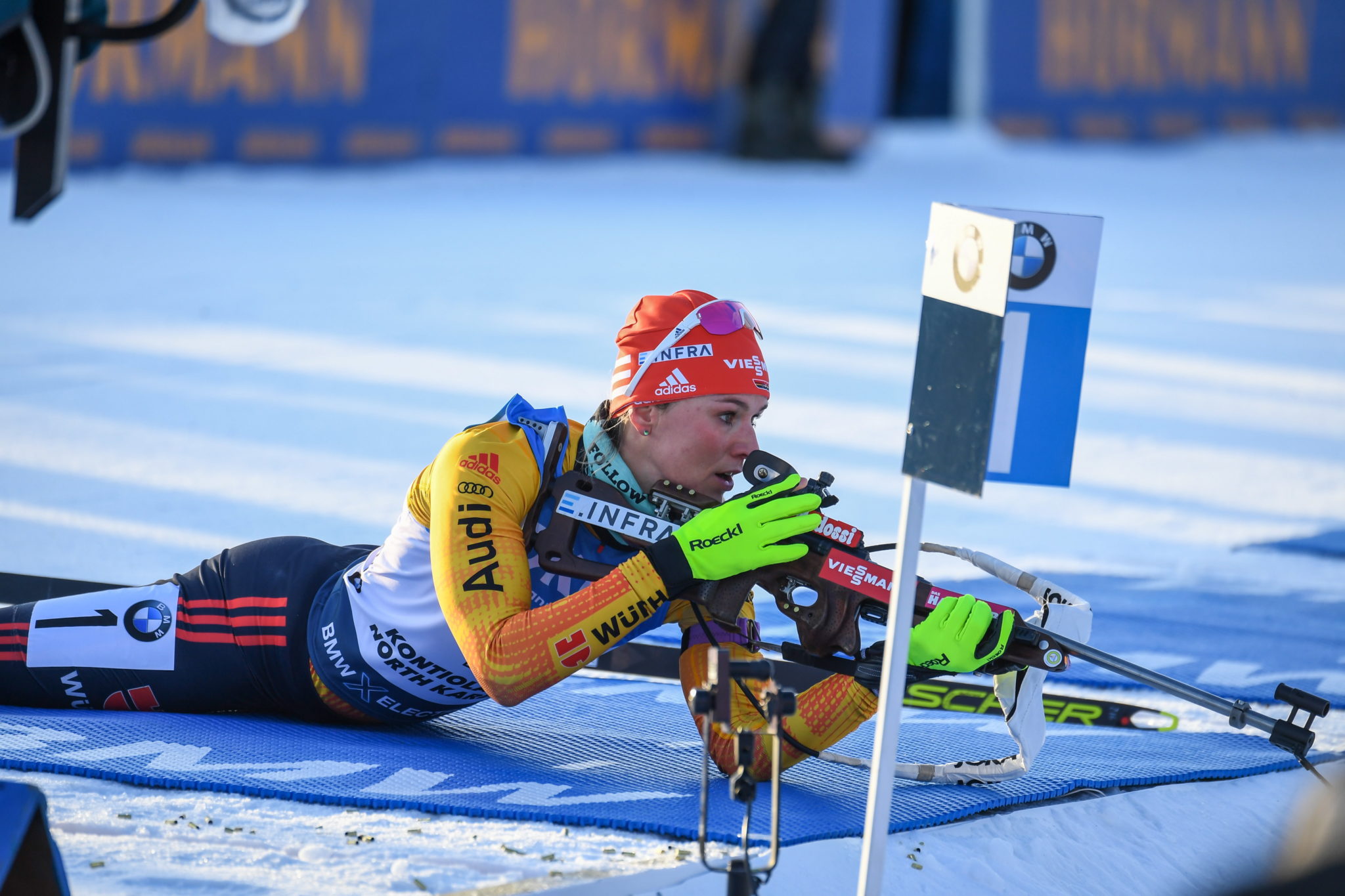 Finlandia: wyścig kobiet na 10 km Pucharu Świata IBU Biathlon w Kontiolahti, fot. EPA/KIMMO BRANDT