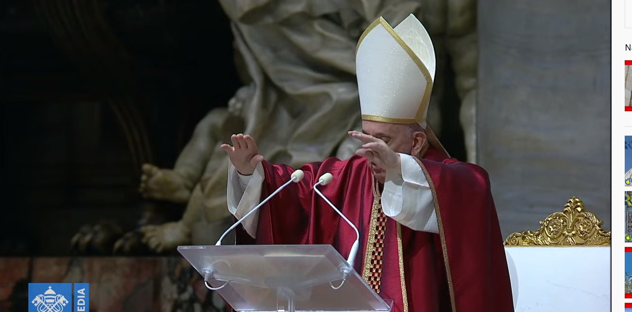Fot. youtube/Vatican Media Live