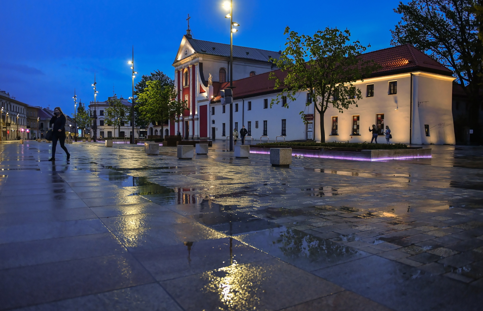 Lublin, deszcz PAP/Wojtek Jargiło
