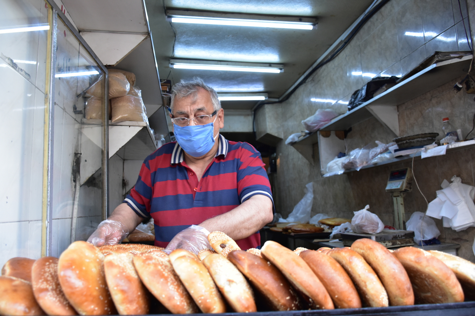 Ramadanw Damaszku fot..  EPA/YOUSSEF BADAWI 