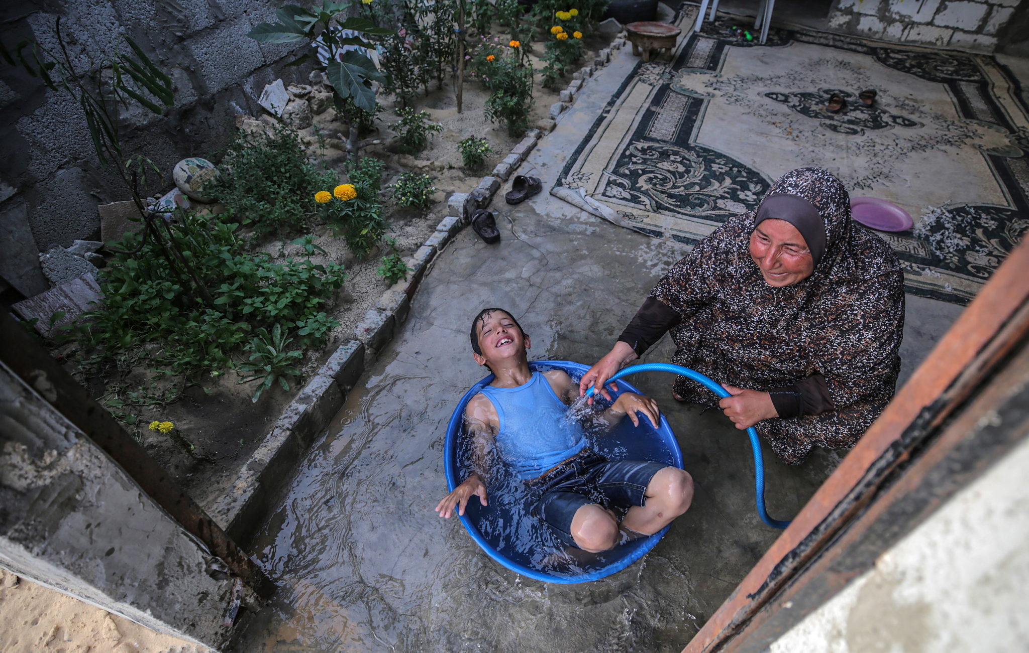 Dzień Matki na świecie: Palestyna. fot. EPA/MOHAMMED SABER 
