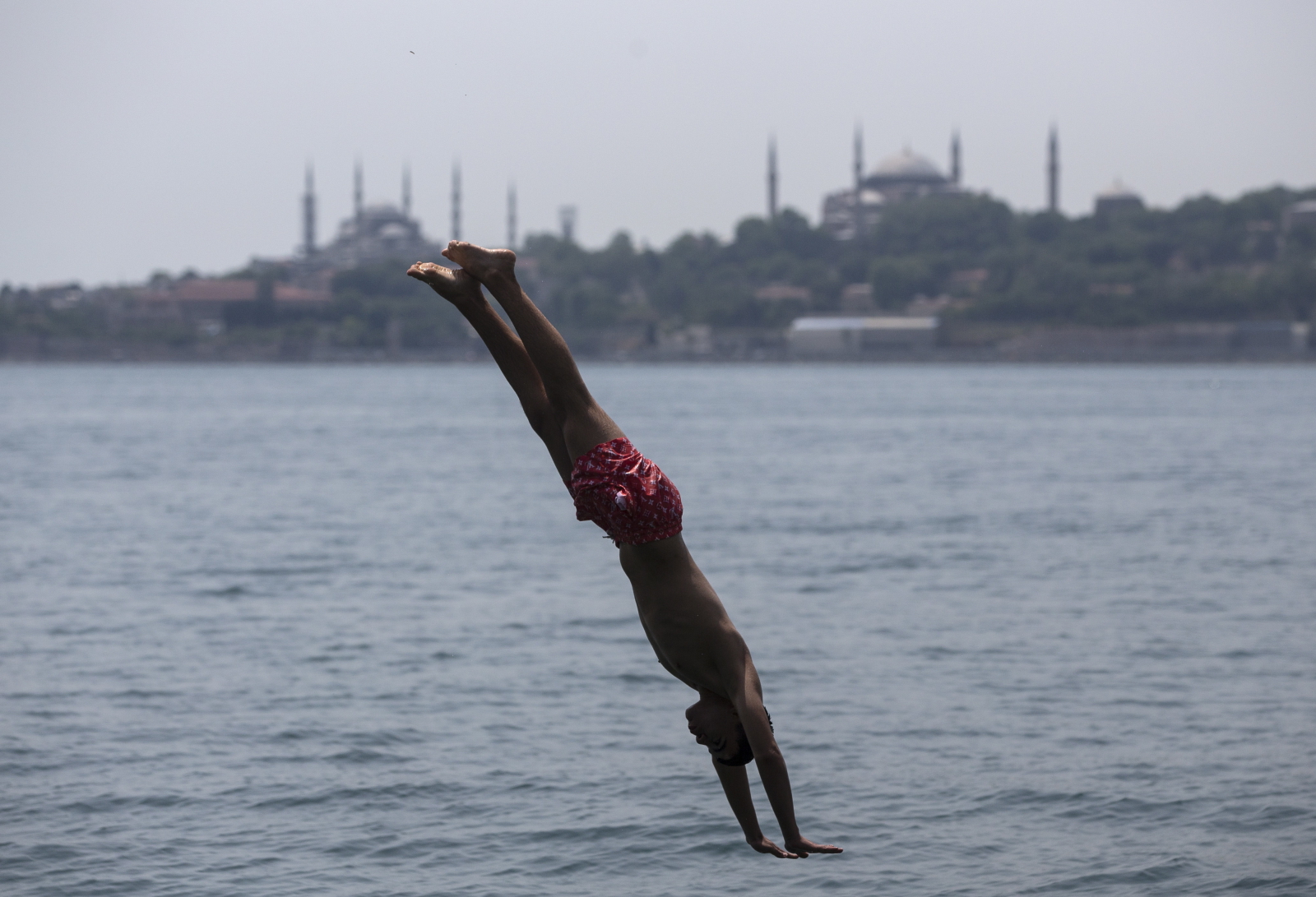Upały w Istambule Fot. PAP/EPA/ERDEM SAHIN