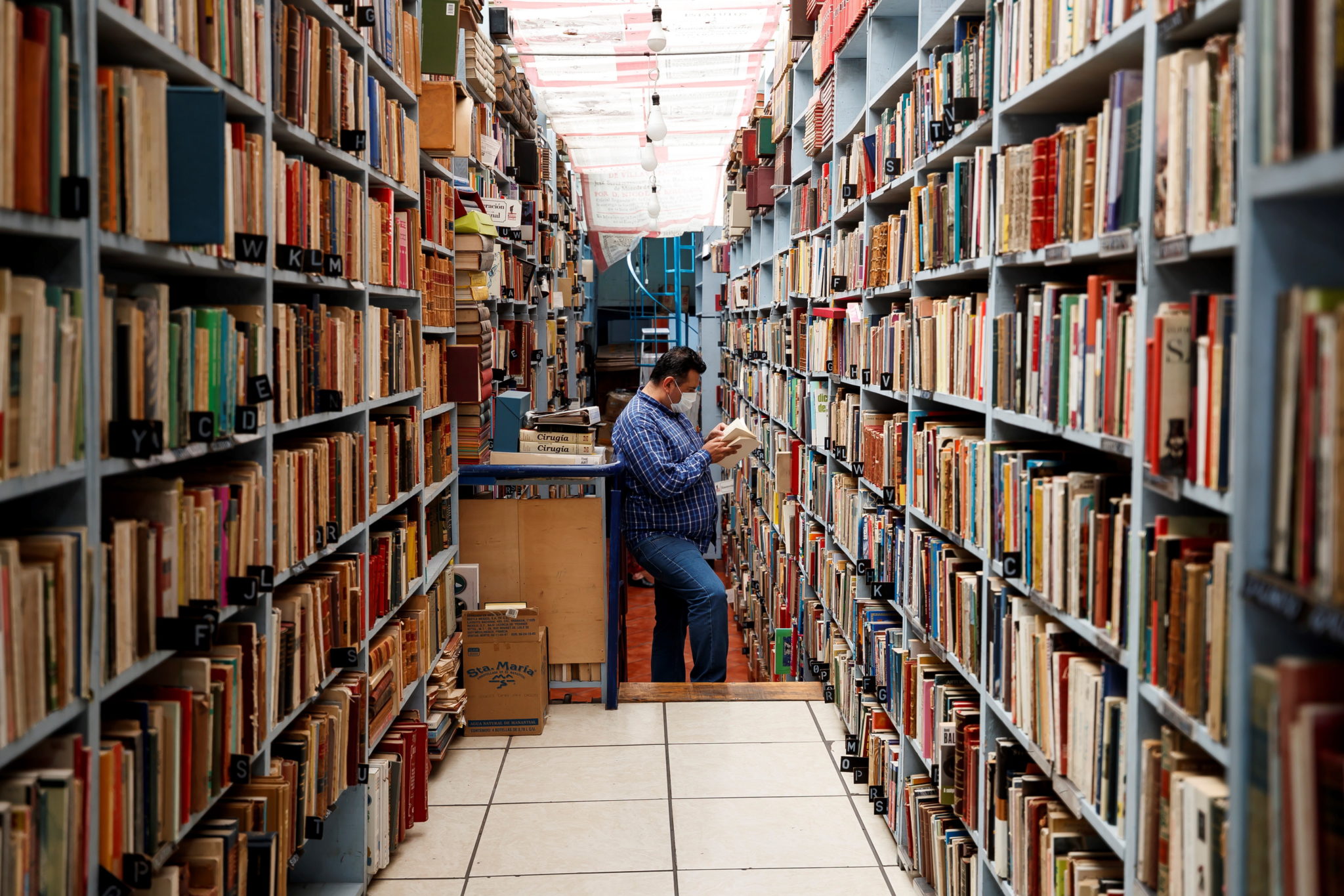 Księgarnia w Meksyku. Fot. EPA/Jose Mendez 