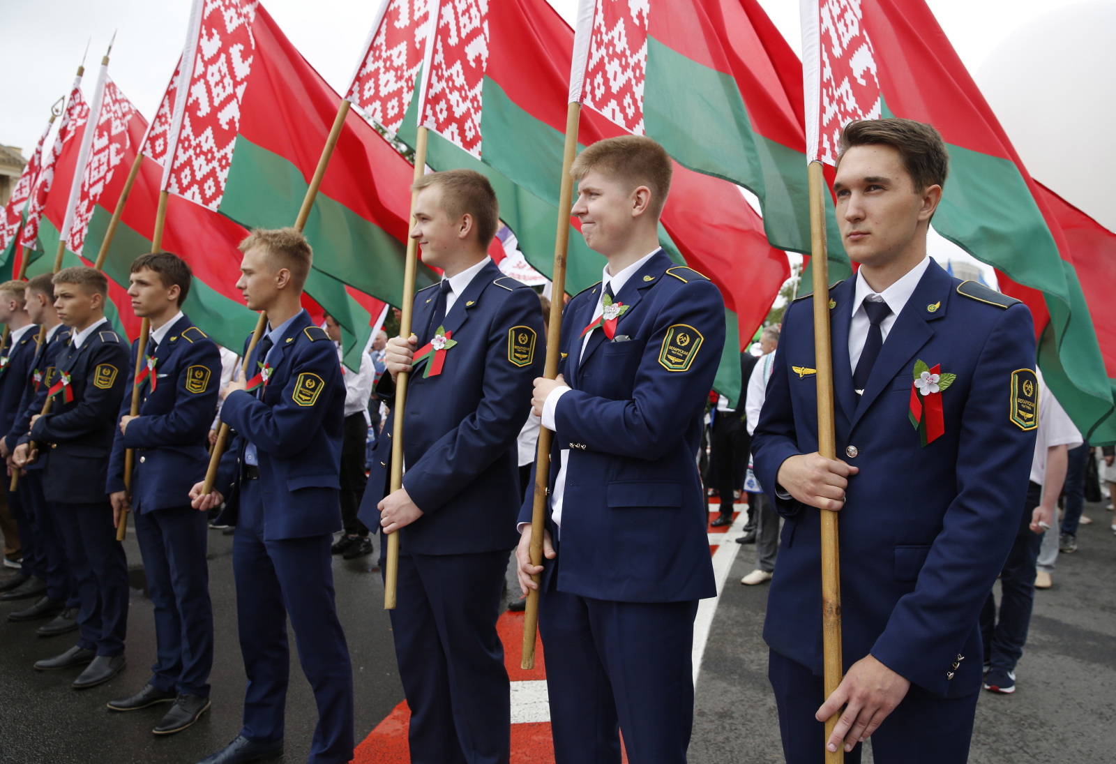Dzień Niepodległości na Białorusi EPA/TATYANA ZENKOVICH 