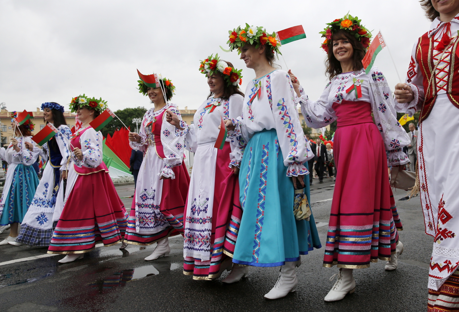 Dzień Niepodległości na Białorusi  EPA/TATYANA ZENKOVICH 
