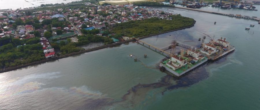 wyciek ropy na filipinach